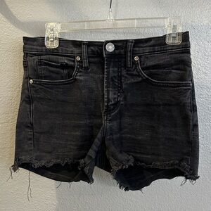 3 for $10. Silver Jeans Black Distressed Jean Shorts
